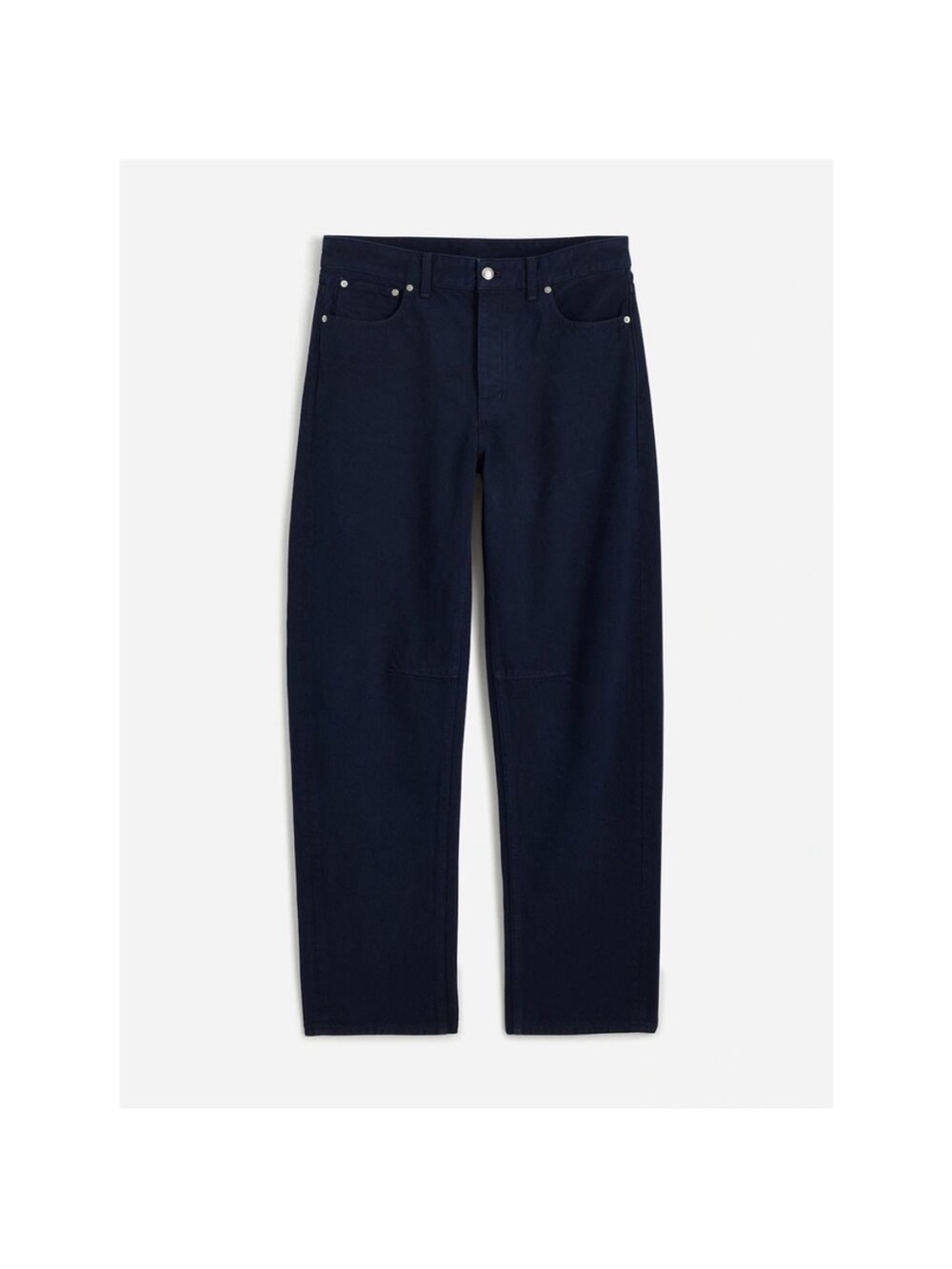 Madewell Darted Barrel-Leg Jeans in Navy